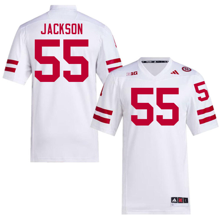 Men #55 Vincent Jackson Nebraska Cornhuskers College Football Jerseys Stitched Sale-White